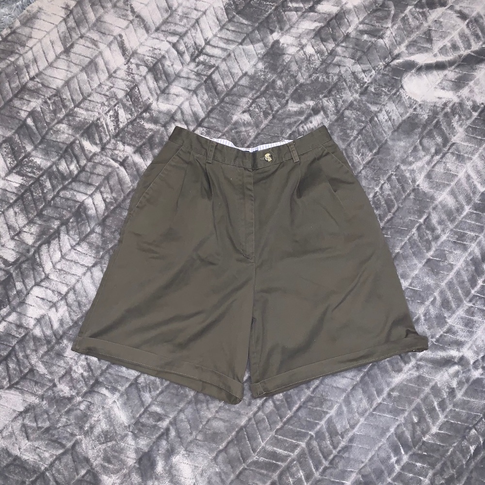 Short Olive Green
